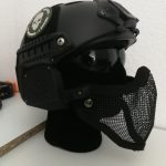 Masque-grille airsoft vue gauche